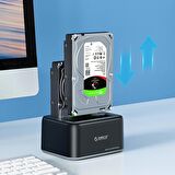 ORICO Type-C 3.2 2Bay 2.5/3.5 inç SATA HDD SSD Dock Station
