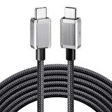 Orico 60W 3A PD Type-C to Type-C Hızlı Şarj ve Data Kablosu 1.5 Metre Siyah