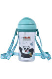 We Bare Bears Lisanslı Taşıma Askılı Suluk (400Ml) - Panda