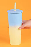 Gradyan Serisi Pipetli Çelik Suluk Termos (800ml)
