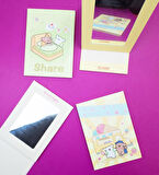 Sevimli Köpek Motto Tasarımlı Dikdörtgen Dikey Ayna