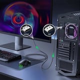 UGREEN 15574 DP119 Ultra HD 4K 60Hz Çözünürlük DisplayPort 1.2 to HDMI 2.0 Örgülü Kablo 1.5metre