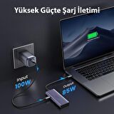 Ugreen Type-C to 2*USB 3.0 1*Type-C 2*HDMI 8K/30Hz 100W PD Güç Girişi Çoklayıcı Hub Adaptör