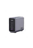 Ugreen Nexode 300w Gan 5 Portlu Hızlı Şarj Cihazı Istasyonu, 4xusb-c, 1xusb-a, Gri - 90903b