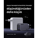 Ugreen Nexode Pro 25871 2xUSB-C+USB-A QC/PD 65W GaN Hızlı Şarj Kablosu ve Adaptörü