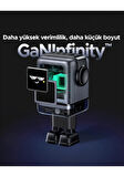 Ugreen Nexode Uno 100W Robot GaN Hızlı Şarj Cihazı 3xUSB-C, 1xUSB-A, Gri, 45515B
