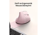 UGREEN 4000 DPI Dikey Ergonomik Mouse Pembe, 55917