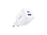 UGREEN 30W GaN Hızlı Şarj Cihazı 2 Portlu 1xUSB-A 1xUSB-C Beyaz 65015
