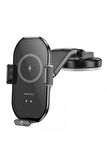 Araç Telefon Tutucu ve Kablosuz Şarj Cihazı Qi Uyumlu | Hızlı Şarj 15W | Otomatik Açma-Kapama BH206