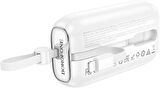 Powerbank iPhone ile Uyumlu TYPE-C 10000mAh  Led Ekranlı Kompak ve Hafif Mini Güç Bankası Lightning 