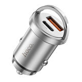 HOCO NZ10 PD45W+QC3.0 USB+Type-C Giriş Araç içi Çakmaklık Hızlı Şarj Aleti