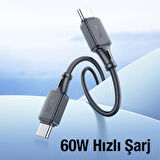 HOCO X101 60W Type-C to Type-C Hızlı Şarj ve Data Kablosu