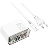 Hoco N36 PD65W Type-C + USB-A 6 Girişli Masaüstü Şarj İstasyonu