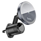 HOCO HW6 Vision Metal Manyetik Şarjlı Araç İçi Havalandırma Telefon Tutucu (Gri)