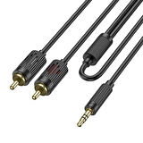 HOCO UPA28 3.5mm Jack to RCA Stereo Ses Sistemi Kablosu