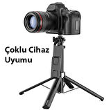 HOCO K21 Uzaktan Kumandalı Tripod Selfie Çubuğu