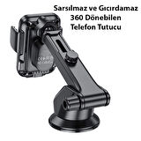 HOCO HW11 Araç İçi Torpido Üstü Kablosuz Şarjlı Telefon Tutucu