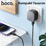 Hoco CS31A 2xUSB + Lightning Kablo Hızlı Şarj Adaptör Seti