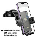 Hoco HW22 Torpido Üstü Wireless Kablosuz Şarj Araç Telefon Tutucu