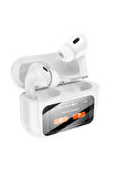 EW72 BT 5.4 Dijital Dokunmatik Ekranlı Aktif Gürültü Engelleyici Airpods Bluetooth Kulaklık