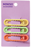 Renkli Oval Pens Toka Seti (3 adet)