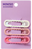 Renkli Oval Pens Toka Seti (3 adet)