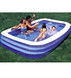 62002 Pompalı-Bestway 54009, Jumbo Deluxe Şişme Aile Havuz