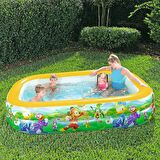 POMPALI-Bestway 91008 Disney Lisanslı, Mega Aile Havuzu 
