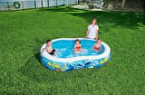 Bestway Desenli Oval Şişme Havuz 54118