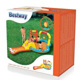 Bestway 53068 Kaydıraklı, Bowlingli Şişme Fastastik Eğlence Havuz