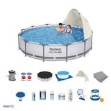 Bestway Prefabrik Gölgelikli Full Havuz Seti 366 cm x 76 cm BW572 56416