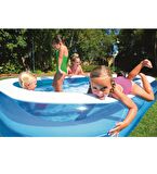 62002 Pompasıyla-Bestway 54005, Büyük Şişme Aile Havuzu-201x150x51cm