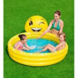 Bestway,53081, Emojı Temalı, Su Püstürken Şişme Havuz + 62008 Pompa