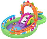 Su Pompalı-Bestway 53117, Kaydıraklı, Lunapark Şişme Eğlence Havuzu