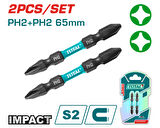 DARBELİ 65MM 2 Lİ ÇİFT TARAFLI PH2 BİTS UÇ