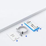Orico 100W 5A PD Type-C to Type-C Hızlı Şarj ve Data Kablosu Beyaz 1 Metre