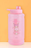 Sanrio Lisanslı Otomatik Kapaklı Büyük Plastik Şişe (1900ml) - My Melody
