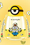 Minions Lisanslı Otomatik Kapaklı Plastik Suluk (800ml)