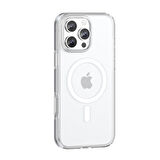 Keephone Non Yellow iPhone 16 Pro Max MagSafe Kılıf - Şeffaf