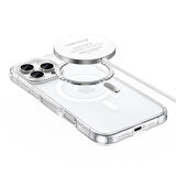 Keephone Non Yellow iPhone 16 Pro Max MagSafe Kılıf - Şeffaf