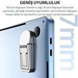 Coofbe 2 Adet Yapışkanlı Katlanılabilir 2 Kademe Yükseklik Ayarlı Laptop Standı Laptop Stand Ayağı