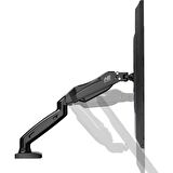 NB F80 Tek Kol Amortisörlü Monitör Tutucu 17-30" Masa Monitör Tutucu SİYAH
