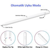 iPad Pro 13 2024 Uyumlu Avuç İçi Algılamayan Eğimle Çizim Kalınlığı Değişen Stylus Kalem