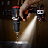 Worx WX925 20Volt/2.0Ah Li-ion Çift Akülü Kömürsüz Profesyonel Şarjlı Darbeli Matkap + WX265 Kömürsüz Darbeli Tornavida Kombo Set
