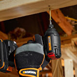 Worx WX925 20Volt/2.0Ah Li-ion Çift Akülü Kömürsüz Profesyonel Şarjlı Darbeli Matkap + WX265 Kömürsüz Darbeli Tornavida Kombo Set
