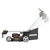 WORX WG748E 40Volt 4.0Ah. Li-ion 46CM Profesyonel Kömürsüz Şarjlı Çim Biçme 