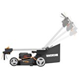 WORX WG749E 40Volt 4.0Ah. Li-ion 46CM Profesyonel Kömürsüz Şarjlı Çim Biçme 