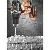 WORX WX352.9 20Volt Kömürsüz Profesyonel Şarjlı Darbeli Matkap (Akü Dahil Değildir)