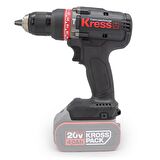 Kress KUC31.91 20Volt Kömürsüz Profesyonel Şarjlı Darbeli Matkap (Akü Dahil Değildir)