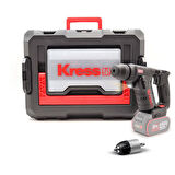 Kress KUC50.91 20Volt Kömürsüz 1.7J Profesyonel SDS-Plus Pnömatik Şarjlı Matkap + 10mm Mandren (Akü Dahil Değildir)
